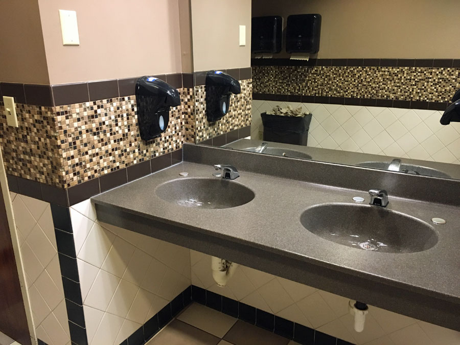 Commercial Bathroom Vanity Counter